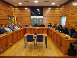 Reunió del Pacte de Berà amb Pere Macias, a l&#039;Ajuntament del Vendrell