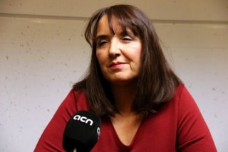 La cap de llista de Catalunya en Comú-Podem per Tarragona el 21-D, Yolanda López, durant una entrevista amb l&#039;ACN