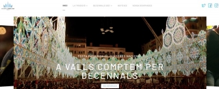 El nou web de les Festes Decennals de Valls