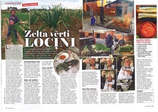 La revista gastronòmica Virtuve, de Lituània, publica en el ser darrer número un ampli reportatge sobre la Calçotada de Valls