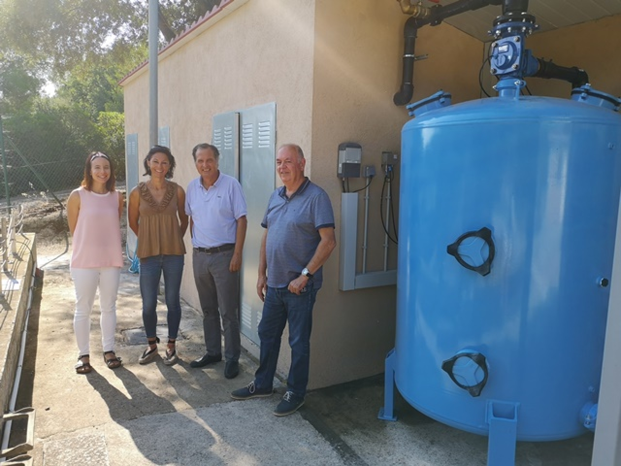 Visita institucional a la depuradora per conèixer el tractament terciari a Vandellòs per a la reutilització de l&#039;aigua