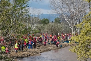 Per primera vegada, els participants han plantat al marge dret del riu Francolí, a la banda de Ponent