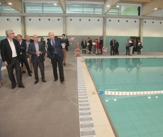 Una de les piscines cobertes del nou complex Sant Jordi de Tarragona