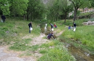 Imatge d&#039;arxiu de la campanya &quot;Clean Up Europe&quot; al riu Gaià