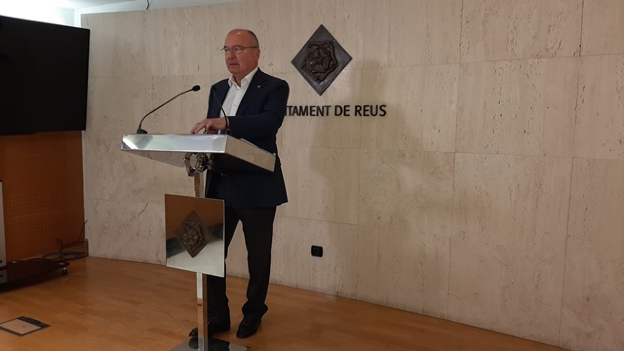 L&#039;alcalde de Reus, Carles Pellicer, ha comparegut aquest dimarts en roda de premsa