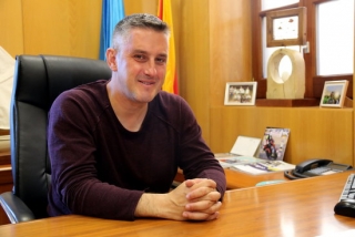 L&#039;alcalde de Calafell, Ramon Ferré (PSC), després d&#039;una entrevista amb l&#039;ACN, el passat 30 de maig del 2019