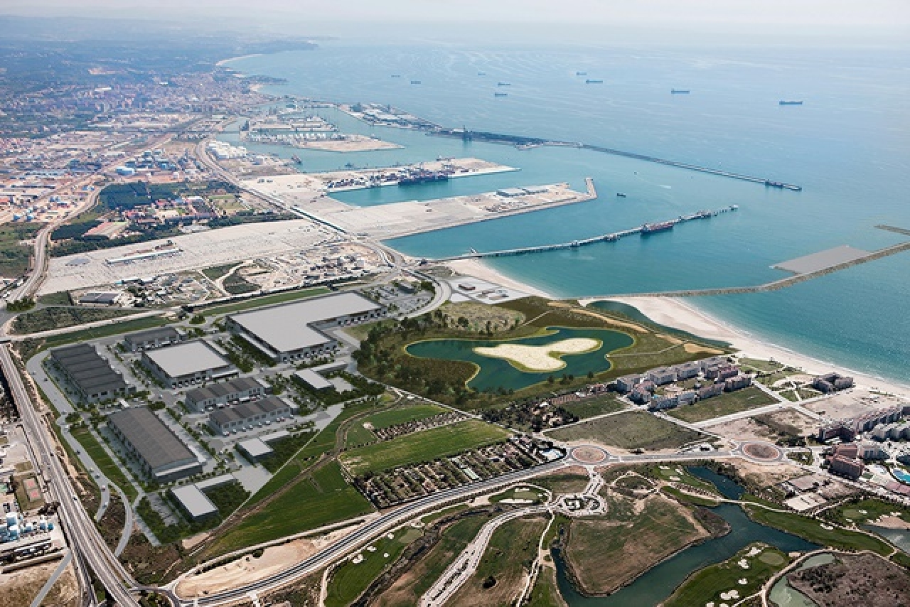 Imatge renderitzada del projecte de la ZAL del Port de Tarragona