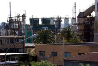 Imatge d&#039;una planta del complex químic a Tarragona
