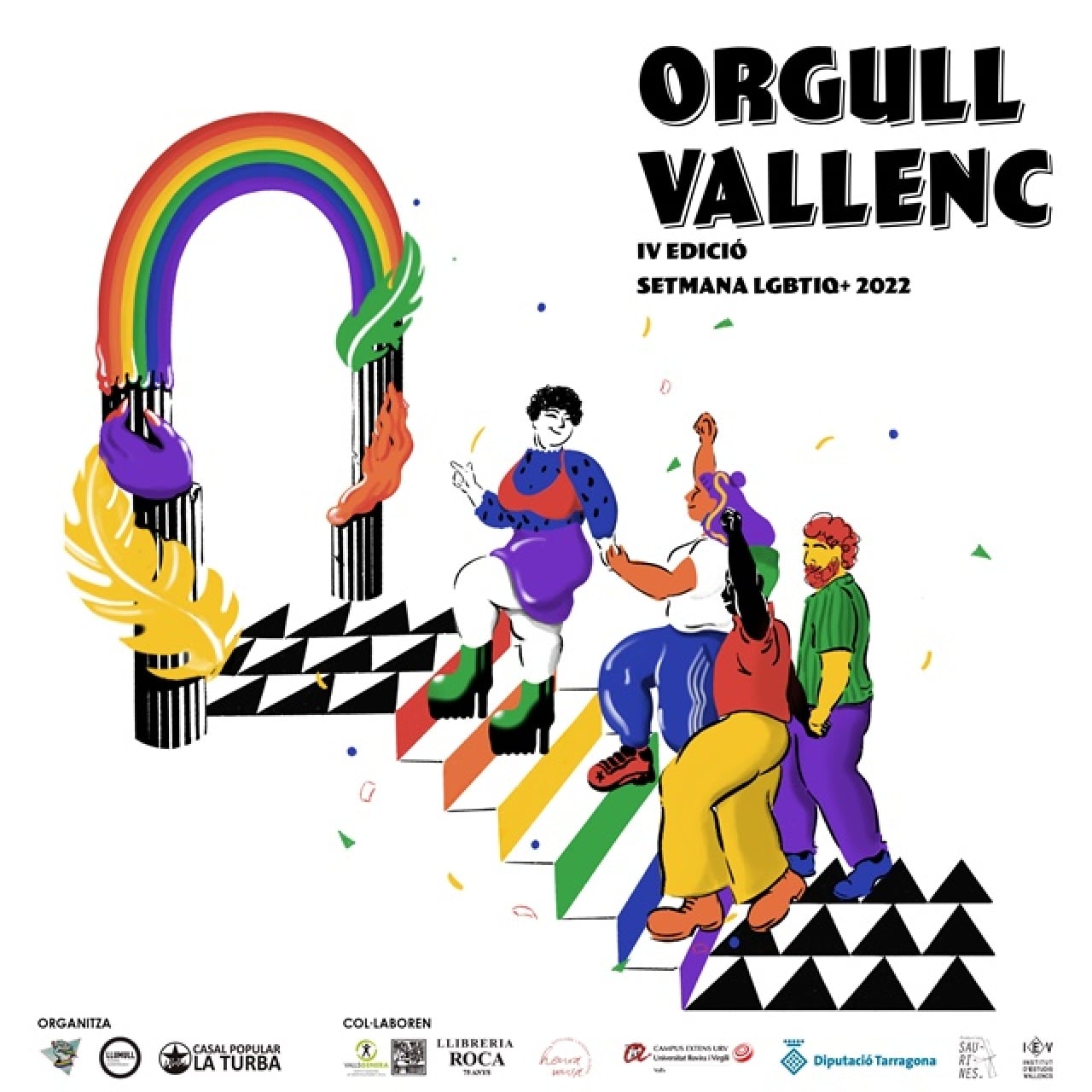 La il·lustració del cartell del 4rt Orgull Vallenc ha anat a càrrec de l’artista Alba Pocurull