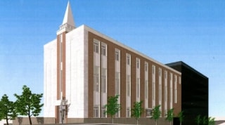 Imatge virtual de l&#039;aspecte que tindrà la futura església mormona de Tarragona
