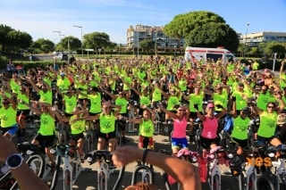 Un dels esdeveniments de Pedals Non Stop, 5 hores pedalant amb una finalitat solidària