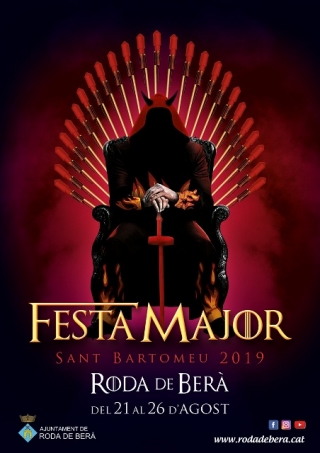 El cartell de la Festa Major de Sant Bartomeu 2019, a Roda de Berà 