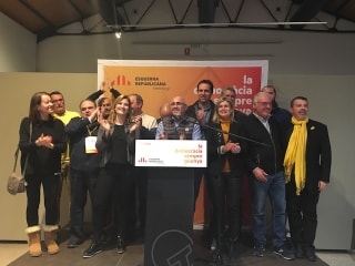 ERC celebrant els resultats de les eleccions a Tarragona