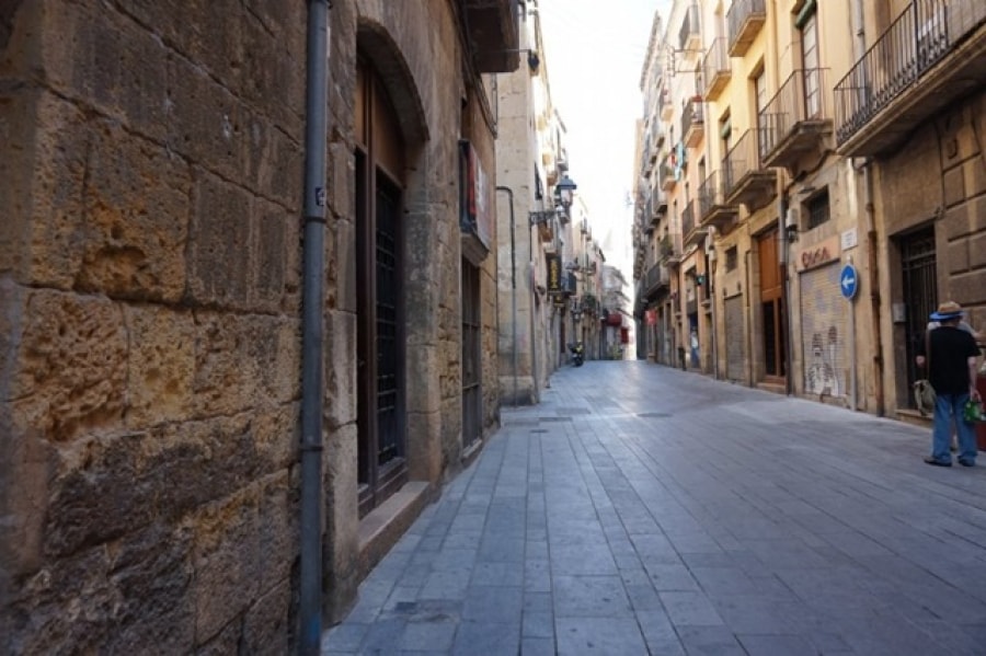 Imatge d&#039;arxiu del carrer de la Nau, a la Part Alta de Tarragona