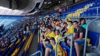 Els participants del projecte &#039;Futbolnet&#039; van poder gaudir d&#039;una jornada al Camp Nou