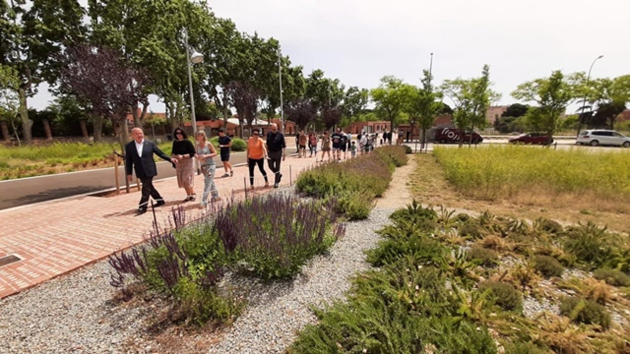 Aquest dissabte s’han inaugurat els nous espais creats dins del projecte de millora i recuperació del passeig de la Boca de la Mina de Reus: el Parc de les Olors i el Jardí Agrari del Camp