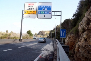 Punt quilomètric on han mort tres persones en un accident de trànsit a l&#039;N-240 a Tarragona, el dissabte 29 de febrer del 2020 