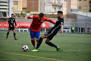 Imatge del partit disputat diumenge entre el FC Martinenc i el CF Pobla de Mafumet
