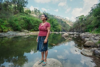 Imatge de l&#039;exposició fotogràfica sobre activistes dels drets humans i ambientals amenaçats de mort a Centreamèrica, -a Hondures i Guatemala