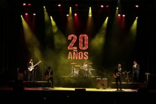 Jarabe de Palo damunt l&#039;escenari de la Tàrraco Arena Plaça de Tarragona en el concert de comiat dels 20 anys, el 22 de desembre del 2018
