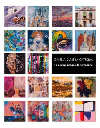 Portada del llibre-catàleg de l&#039;exposició  &#039;18 pintors actuals de Tarragona&#039;