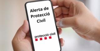 Una alerta de Protecció Civil