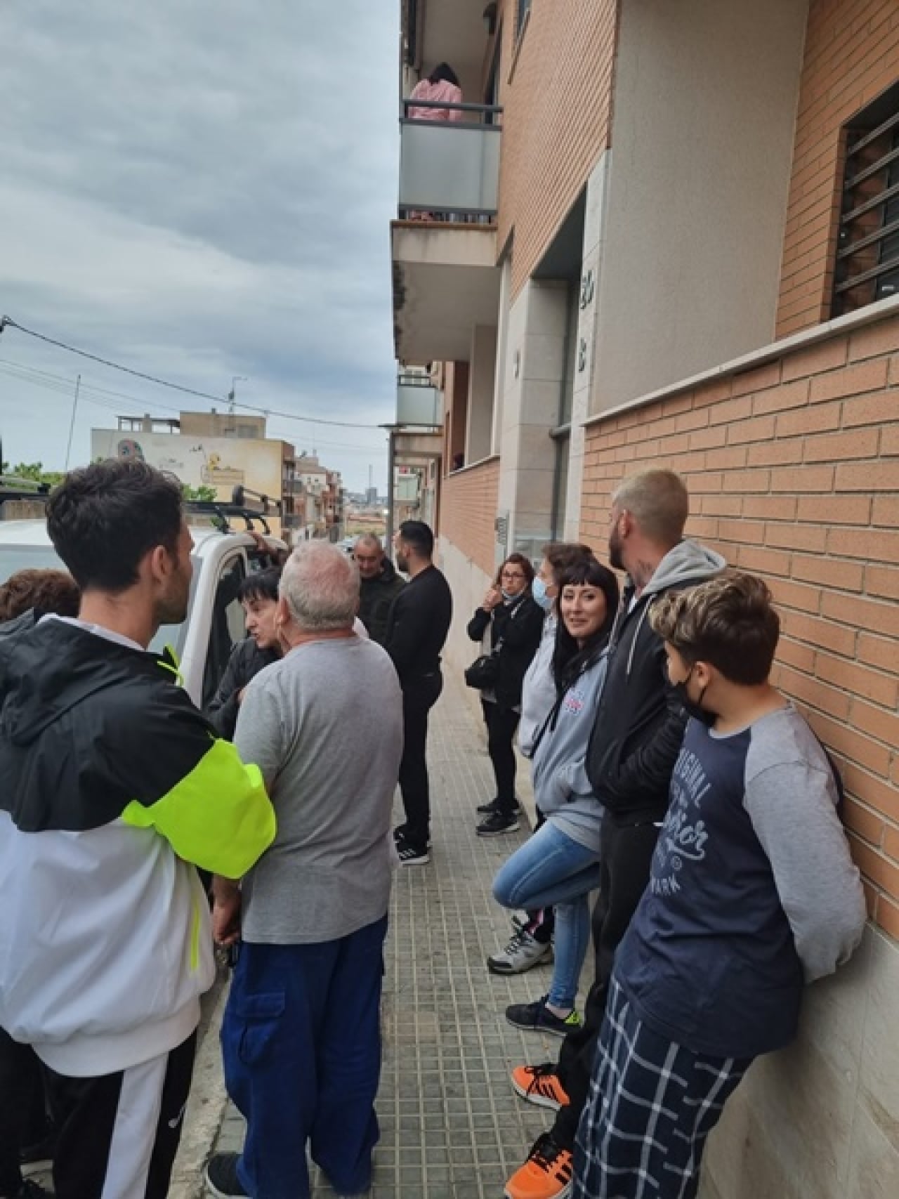 Un grup de veïns i veïnes de Buenos Aires, a Bonavista, a la zona de l&#039;immoble que es va intentar ocupar il·legalment