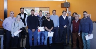 Premiats i participants de l&#039;Institut Pere Martell als Premis AEST
