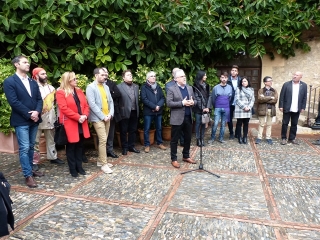 L’alcalde de Salou, Pere Granados, acompanyat de la resta de la corporació, va presidir el tradicional acte de recepció de les entitats del municipi