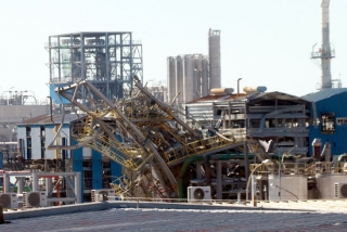 Imatge d&#039;arxiu de la planta Iqoxe afectada per l&#039;explosió