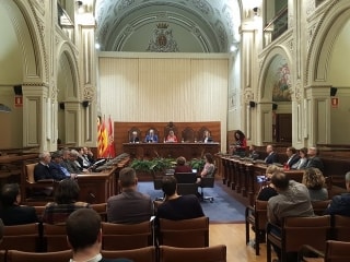 Imatge del darrer ple de la Diputació de Tarragona del 2019