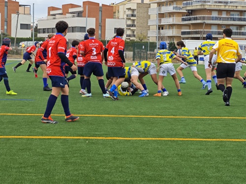 primer partit oficial Salou camp rugby