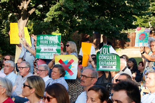 protesta ZBE conferencia Guaita