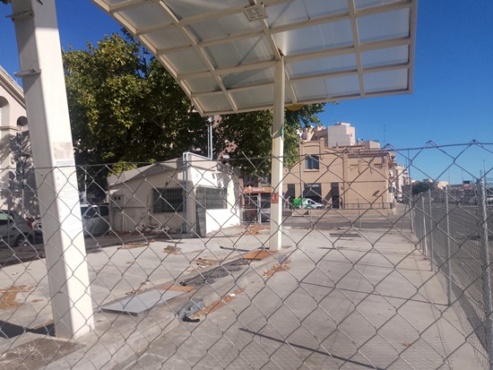 treballs benzinera Mercat Vendrell