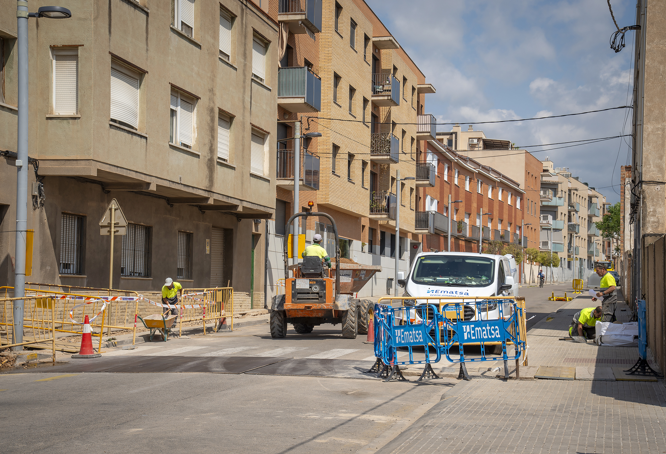 obres carrer marina la canonja
