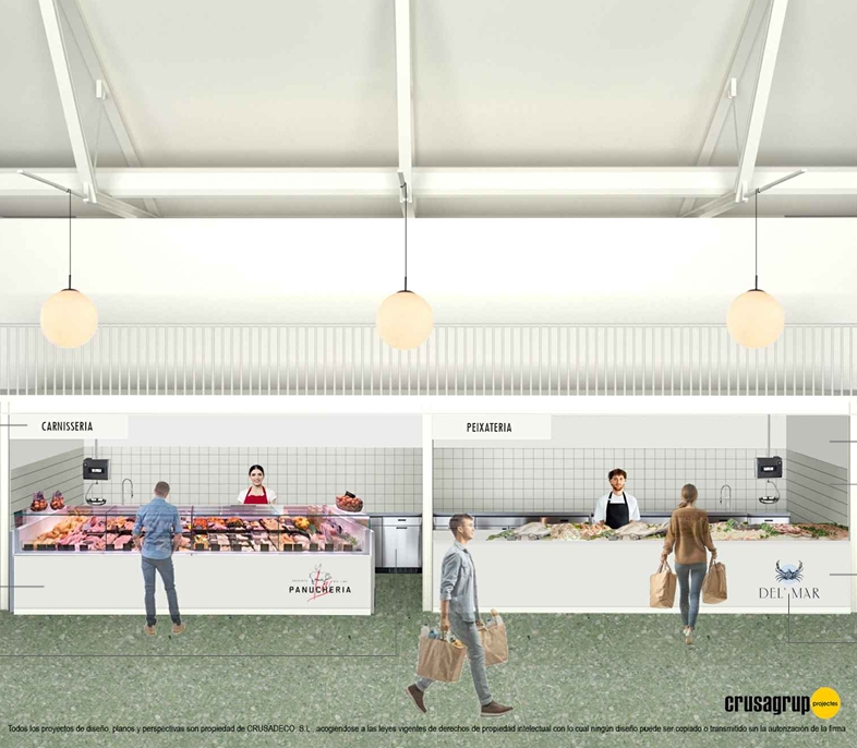 render parada venda mercat vila