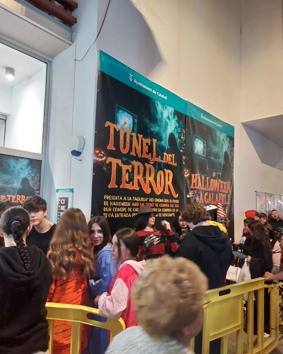 túnel del terror calafell